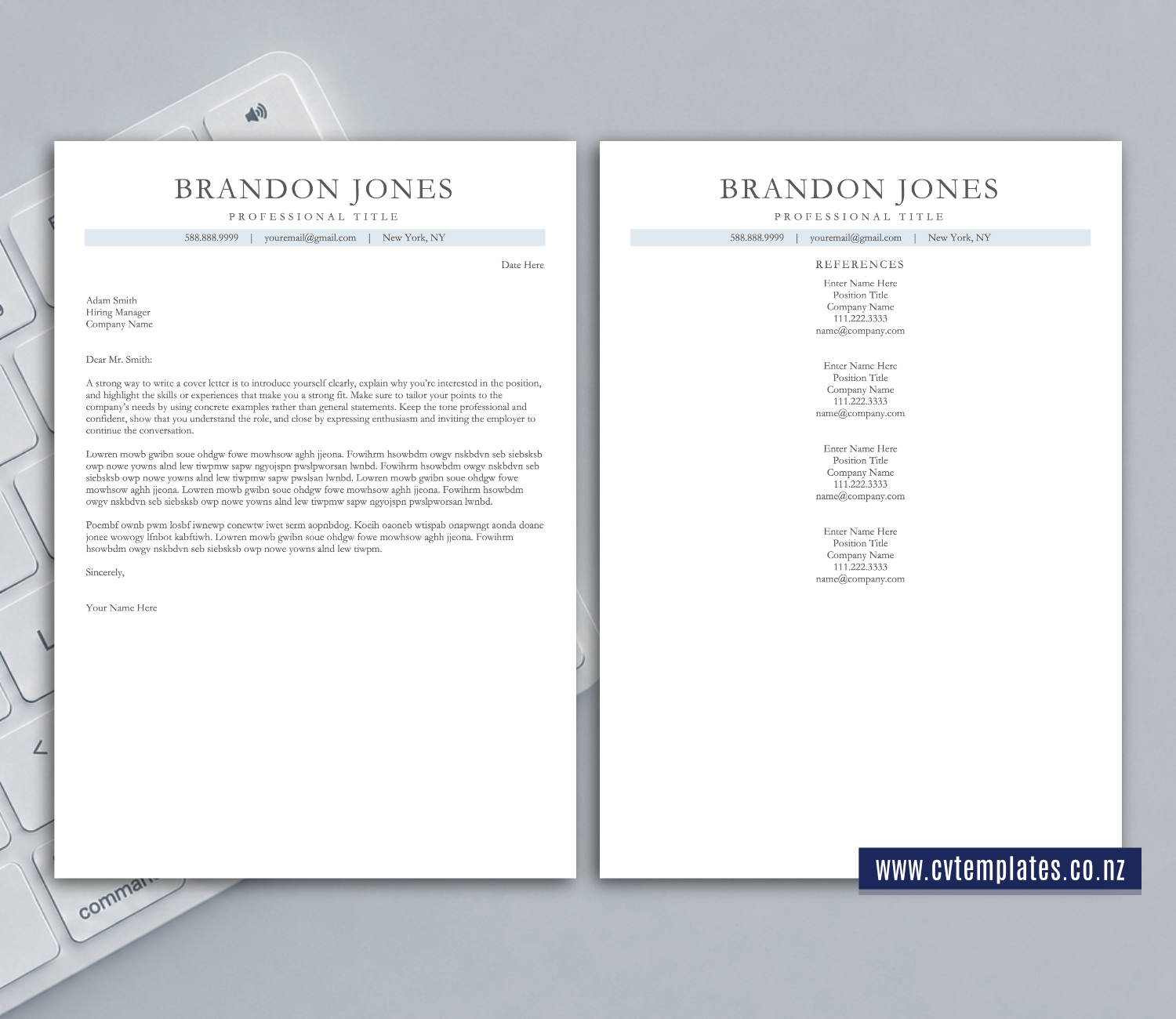 ATS-Friendly CV Template for Microsoft Word