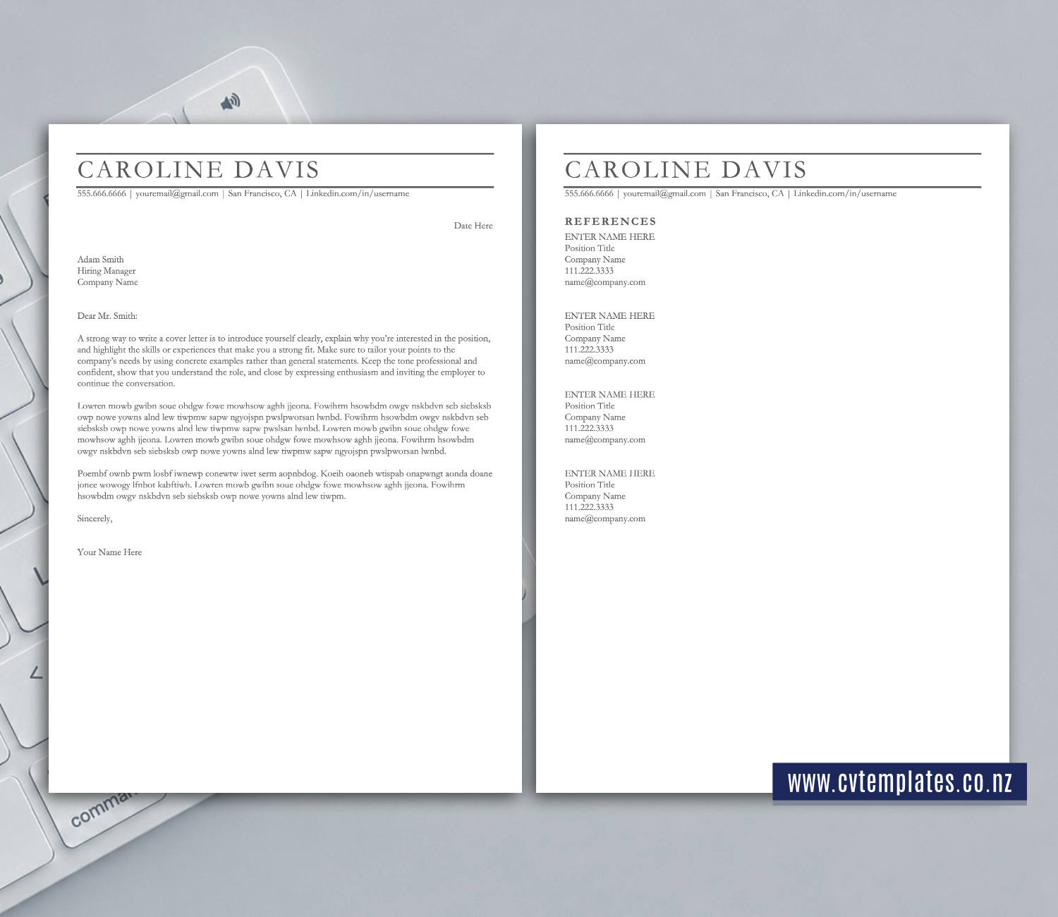 ATS-Friendly CV Template for Microsoft Word