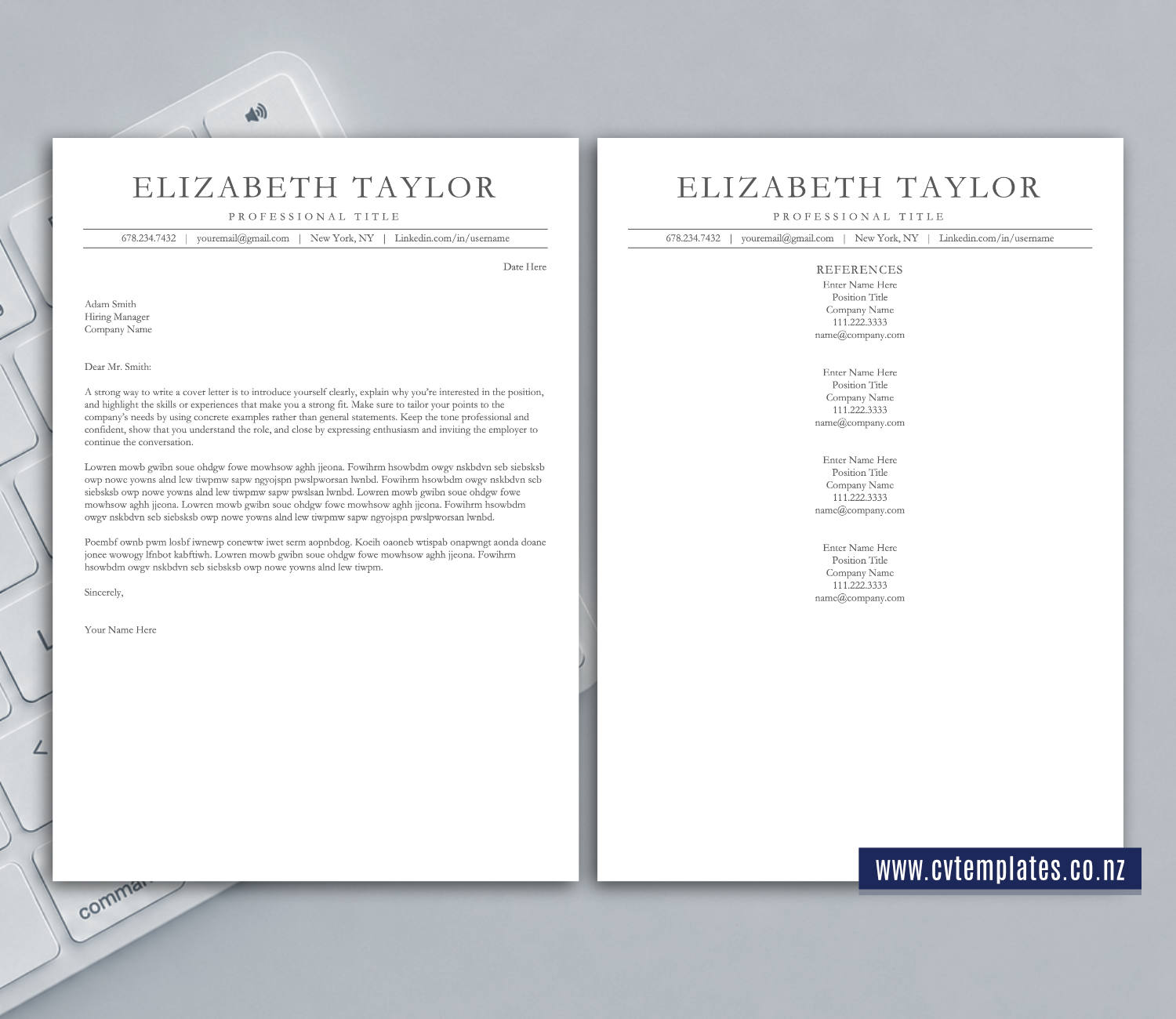 ATS-Friendly CV Template for Microsoft Word