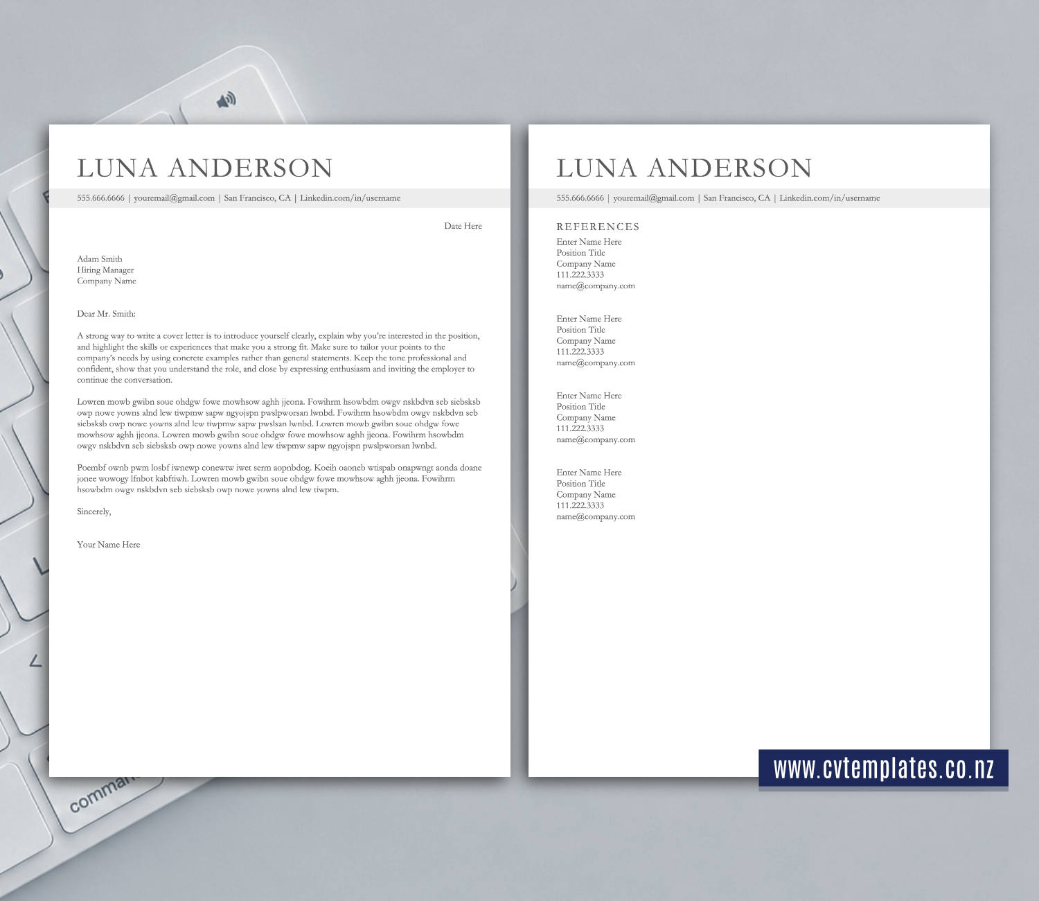 ATS-Friendly CV Template for Microsoft Word