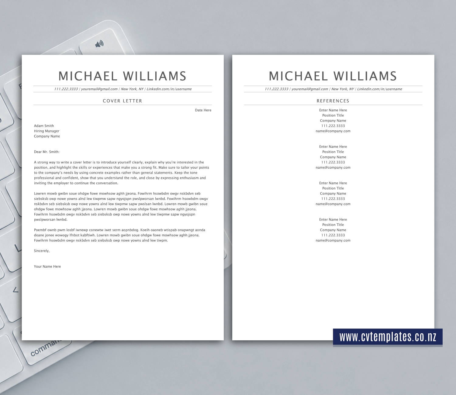 ATS-Friendly CV Template for Microsoft Word