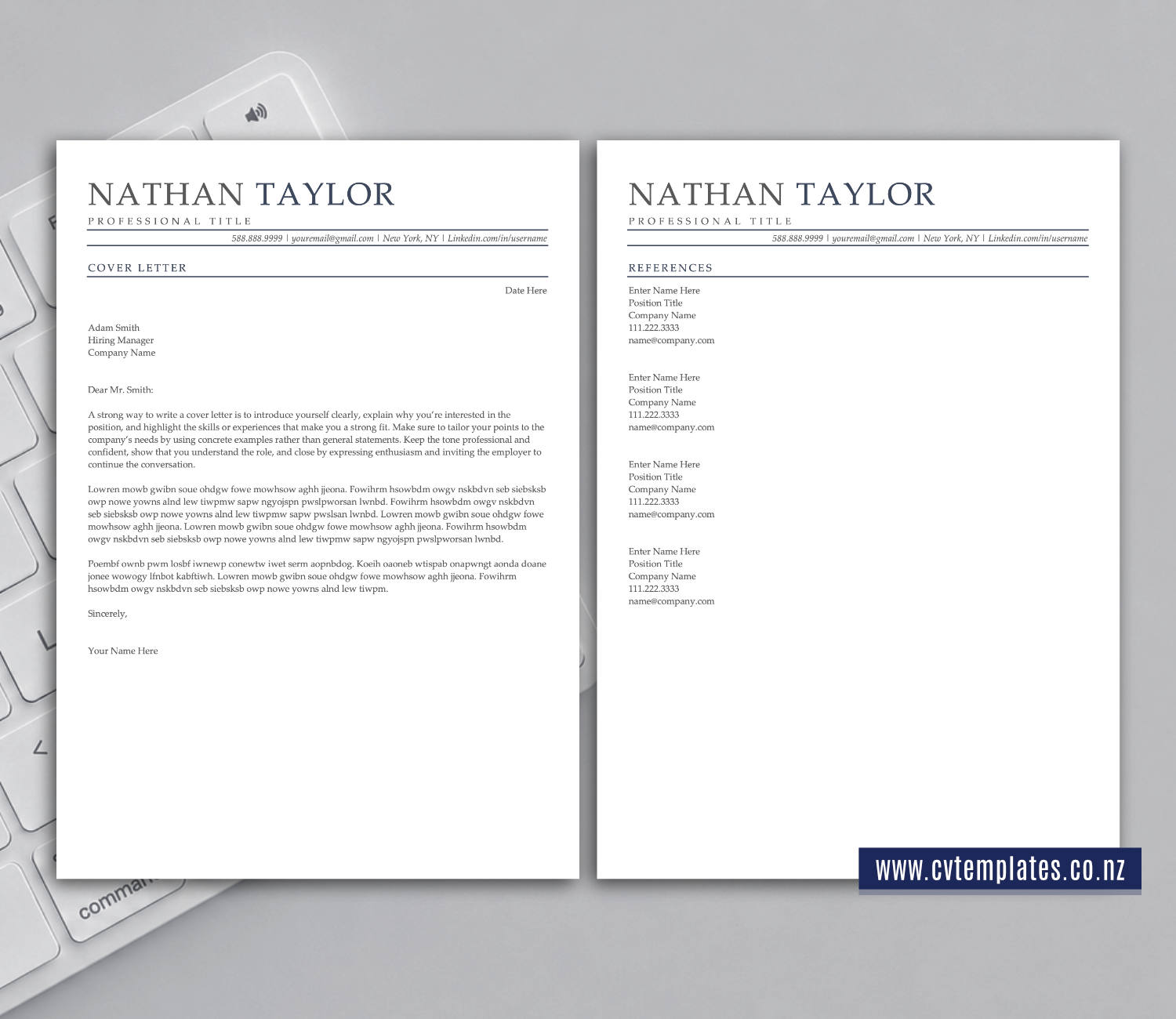 ATS-Friendly CV Template for Microsoft Word