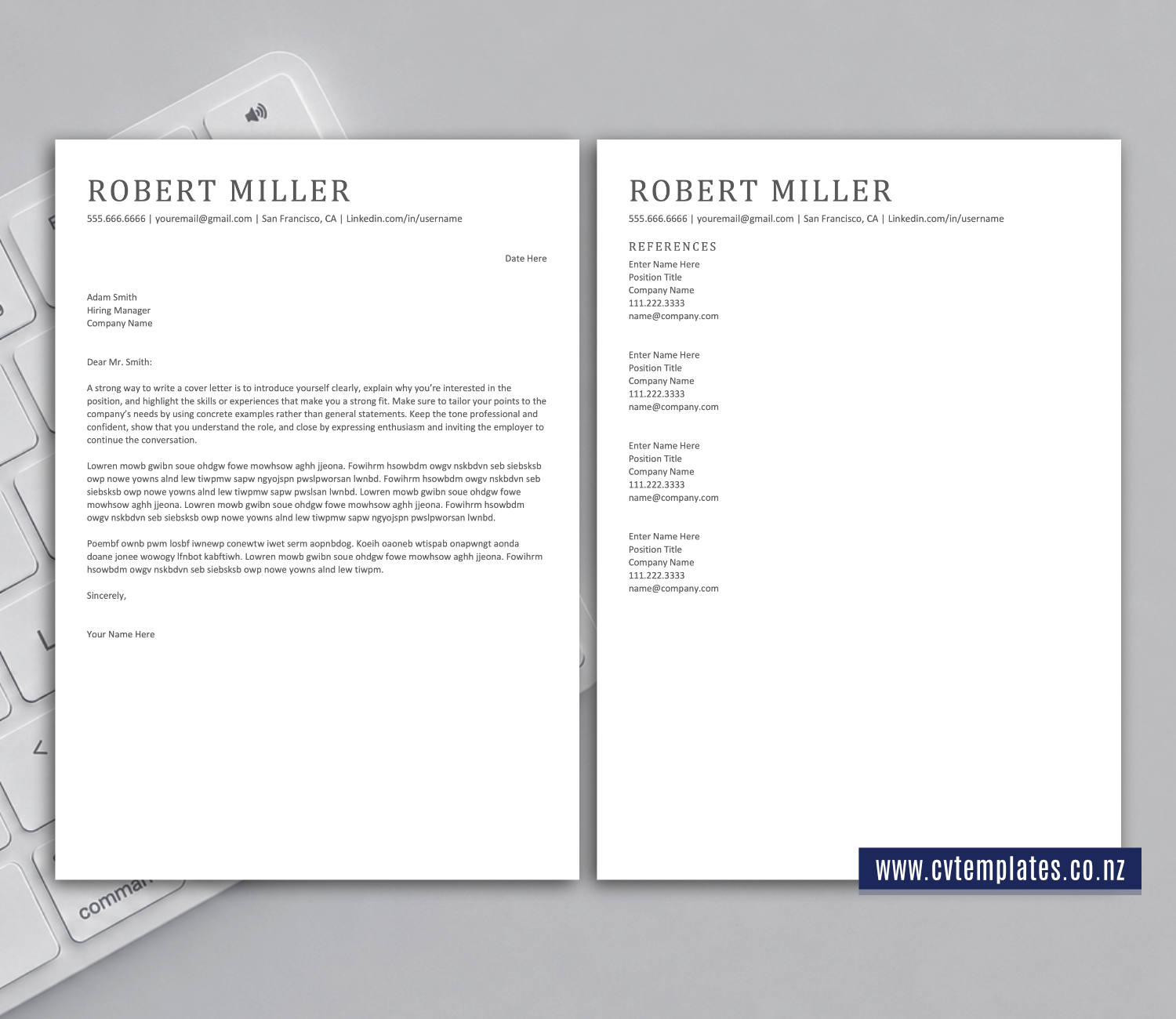 ATS-Friendly CV Template for Microsoft Word