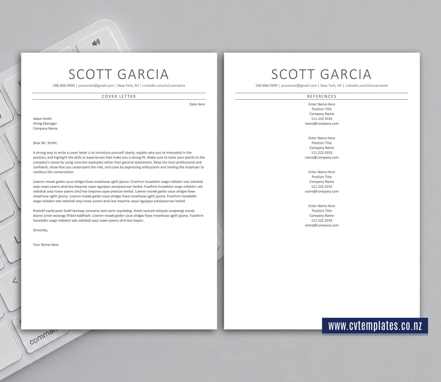 ATS-Friendly CV Template for Microsoft Word