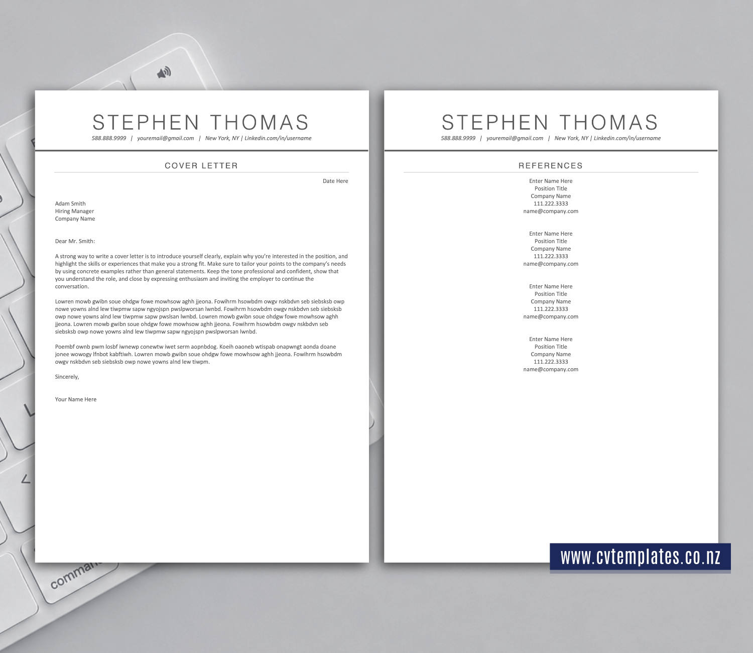 ATS-Friendly CV Template for Microsoft Word
