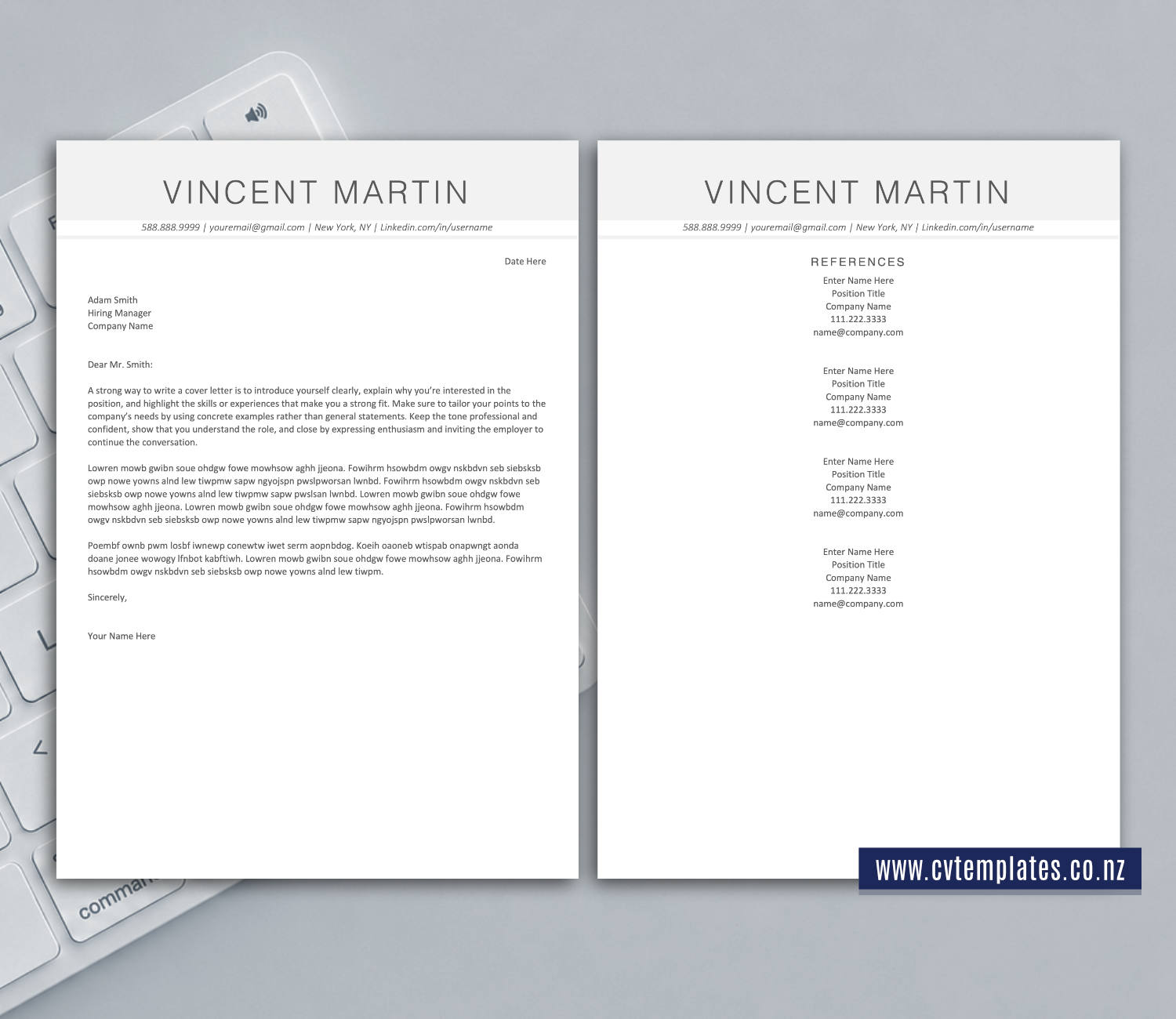 ATS-Friendly CV Template for Microsoft Word