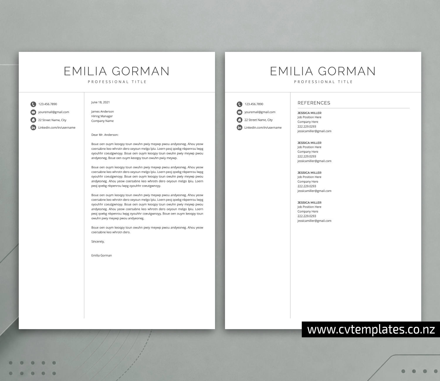 www.cvtemplates.co.nz-resume images