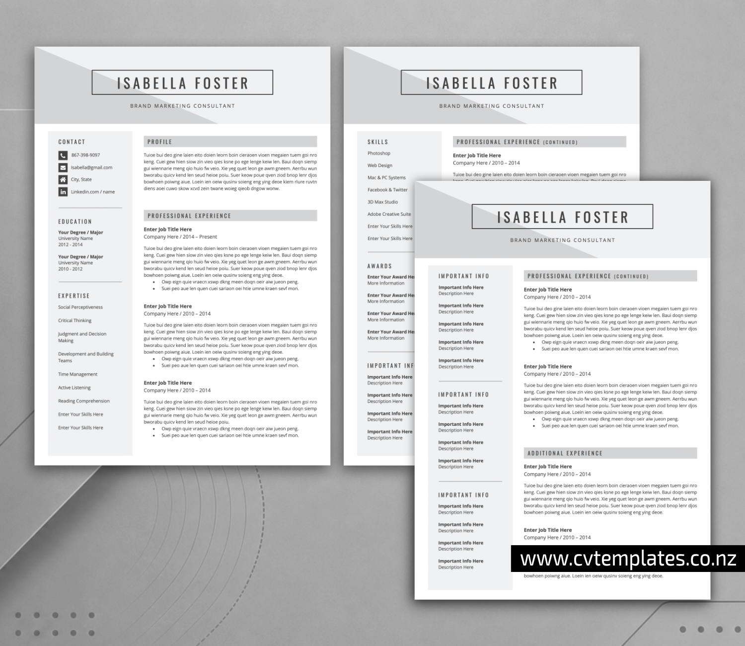 www.cvtemplates.co.nz-resume images