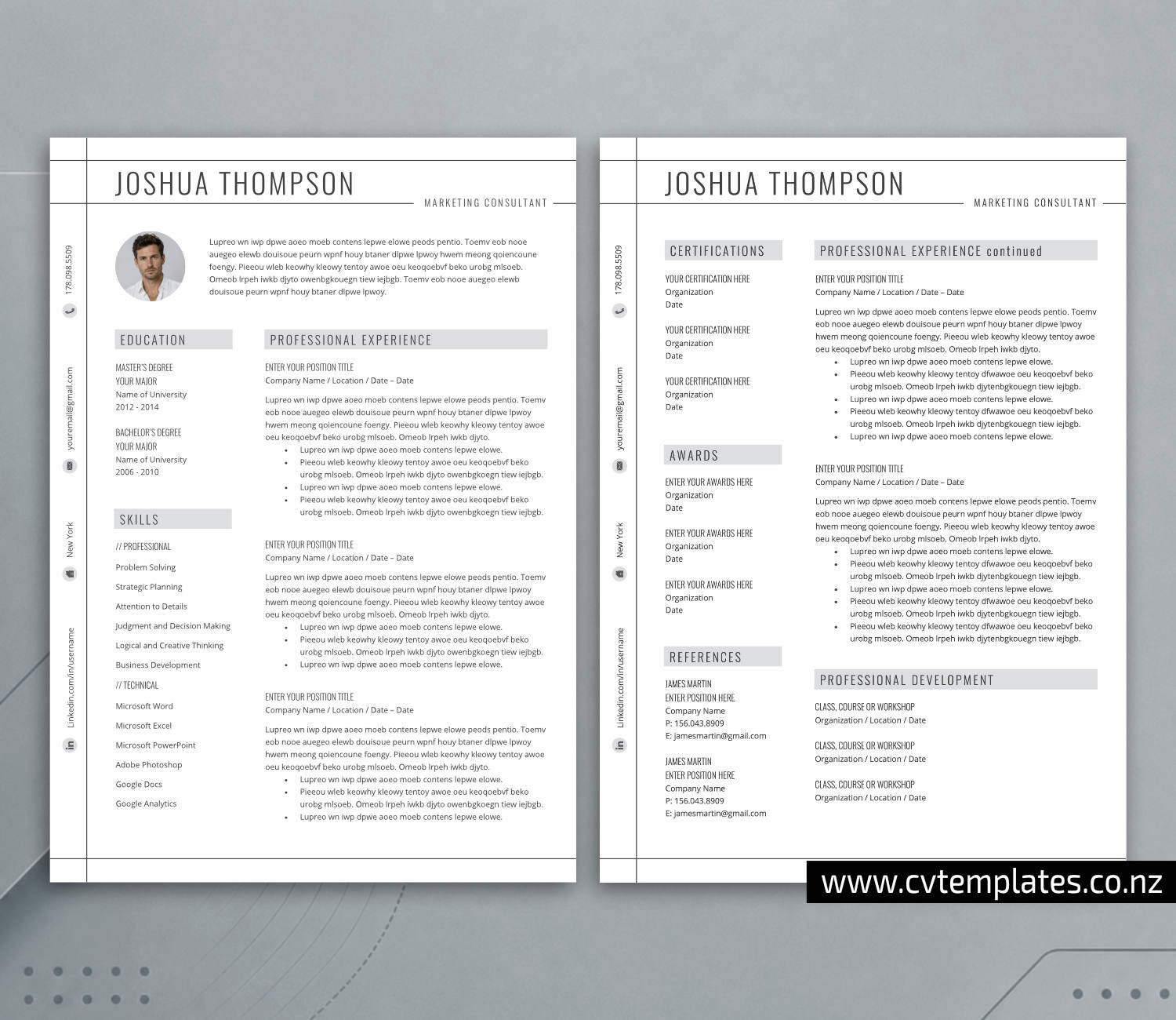 www.cvtemplates.co.nz-resume images