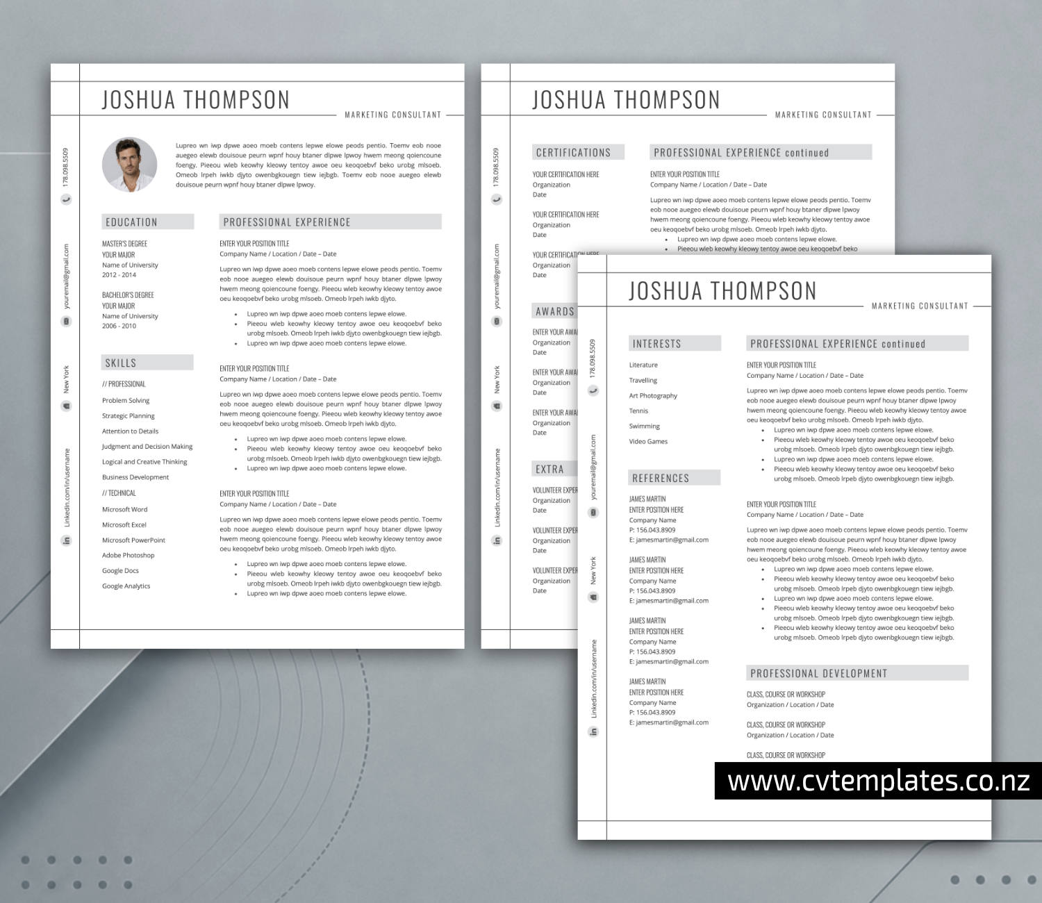 www.cvtemplates.co.nz-resume images